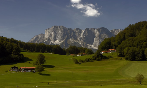 Scheffau mit Untersberg